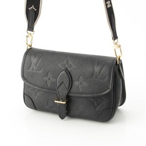 Louis Vuitton Empreinte Monogram Bag Shoulder Black Diane